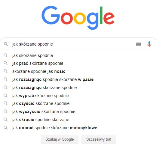 Podpowiedzi w wyszukiwarcje jako źródło inspiracji, czyli jak znaleźć pomysł na artykuł na firmowego bloga