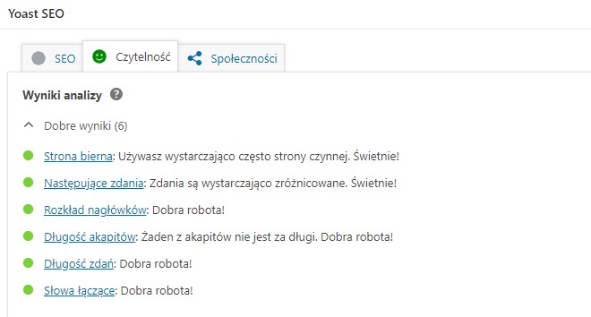 Jak formatować artykuł na firmowego bloga. Wtyczka Yoast SEO